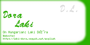 dora laki business card